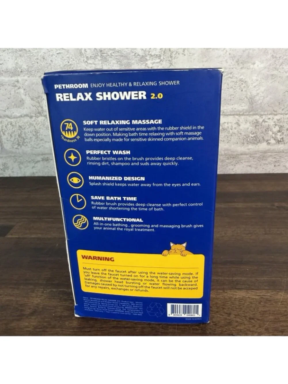 PETHROOM Relax Shower Cat Dog Pet Shower Head Massage Wash Safe  Fast  4996